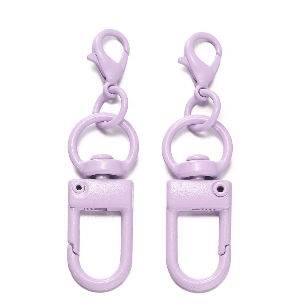 5/10Pcs Colorful Alloy Snap Lobster Clasp Hooks with 14mm Lobster Clasp for DIY Key Chain Bags Pendants Accessories Wholesale