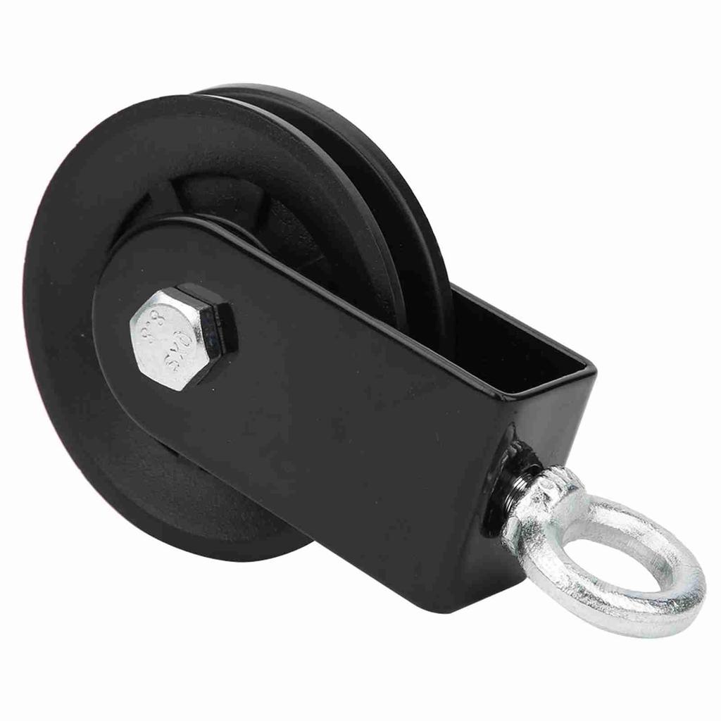 Supporto Puleggia Attrezzatura Fitness Ruota Appesa Silenziosa Supporto Fai da Te Set Ruote Piastra di Ferro PP