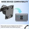 Suction Cup Mount For Carplay Screen, Adjustable Aluminum Alloy Arm, Low Profile Dashboard Mount With 78Mm Strong Adhesive Disk For All Car Display