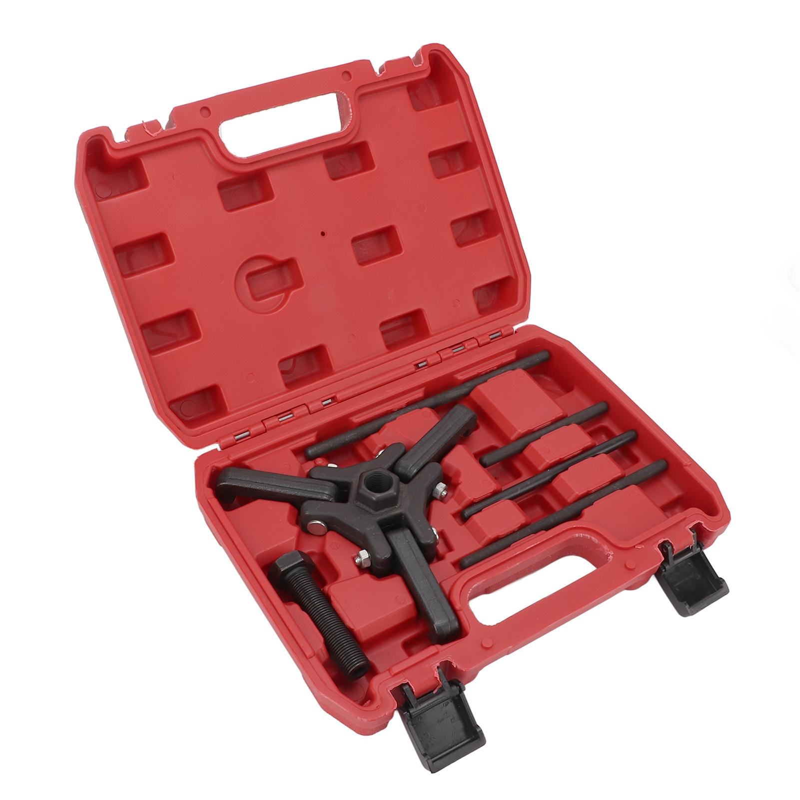 

6 шт., комплект съемников шкива демпфера гармоник, инструменты для ремонта балансировочного балансира из углеродистой стали с черной оксидной отделкой