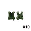 Military Weapons Accessories Building Blocks Russian Special Forces AK Rifles Tactical Bulletproof Vests Equipments Bricks Toys