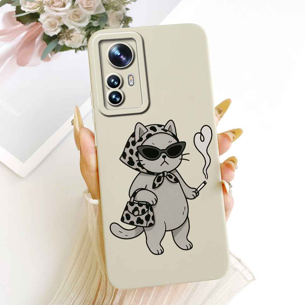 For Xiaomi Mi 12 Pro 2201122C Case Bright Flowers LOVE Silicone Soft Back Cover For Xiaomi MI12 PRO Mi 12S Pro 6.73" Phone Cases
