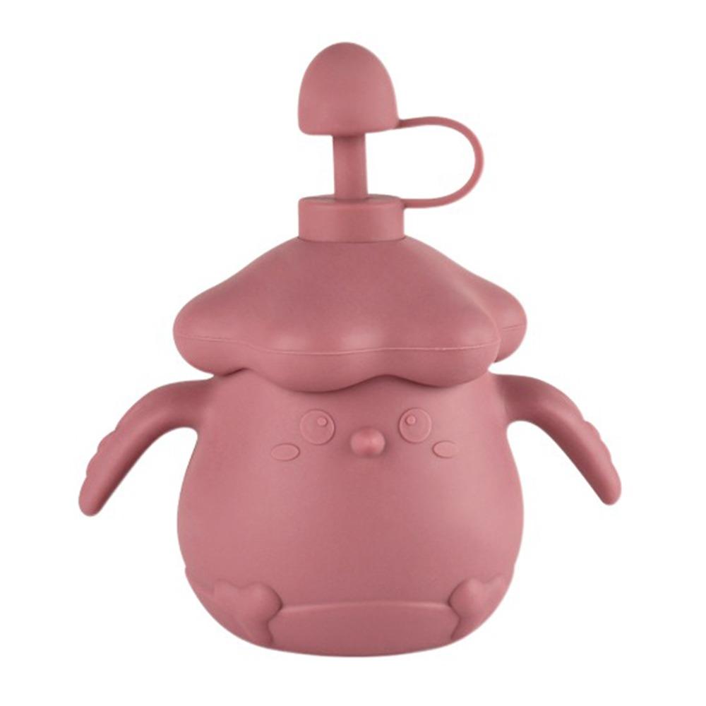 

Непроливающийся детский тренировочный поильник Креативная детская бутылка для воды с трубочкой Детское кормление красный