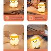 Silicone Duck Night Light - Touch Dimmable Bedroom Lamp for Mother and Baby