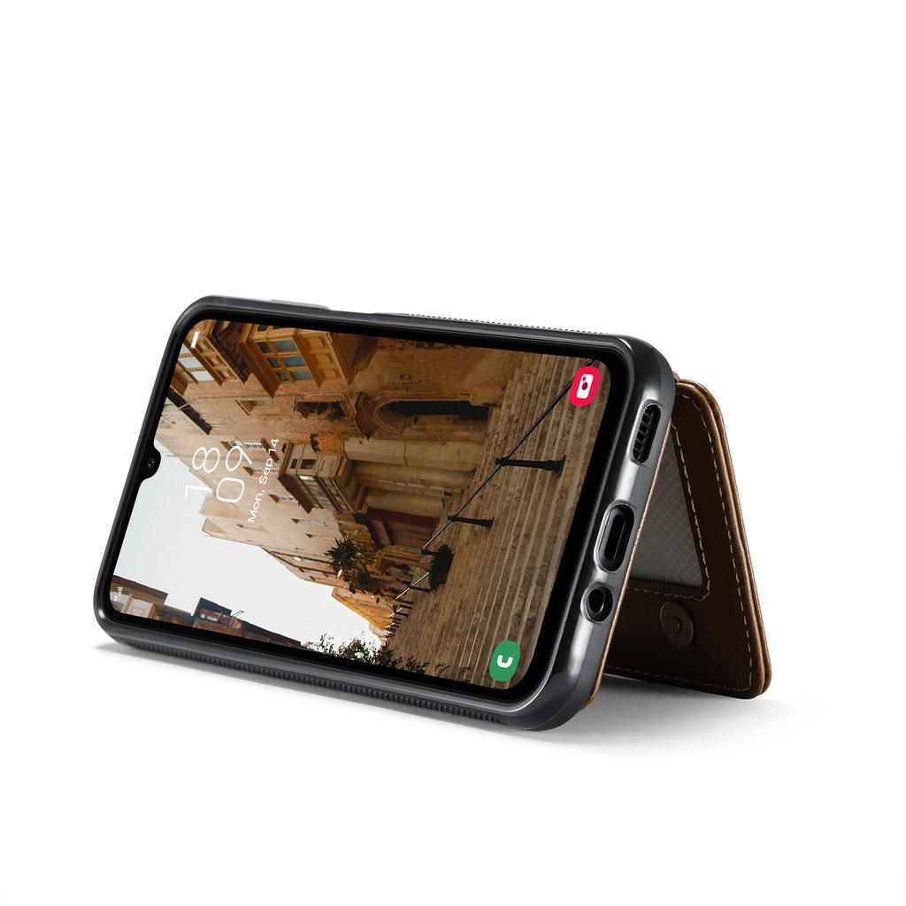 JEEHOOD J05 For Samsung Galaxy A16 5G Case Leather Mobile Cover with Detachable Magnetic Card Bag