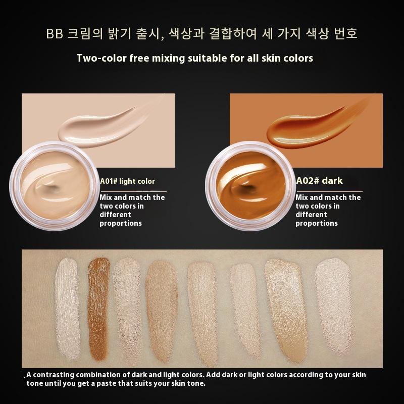 Tattoo Concealer Waterproof Brightening Cover Tattoo Dark Circles Acne Marks Scars Birthmarks Invisible Two-Tone Concealer