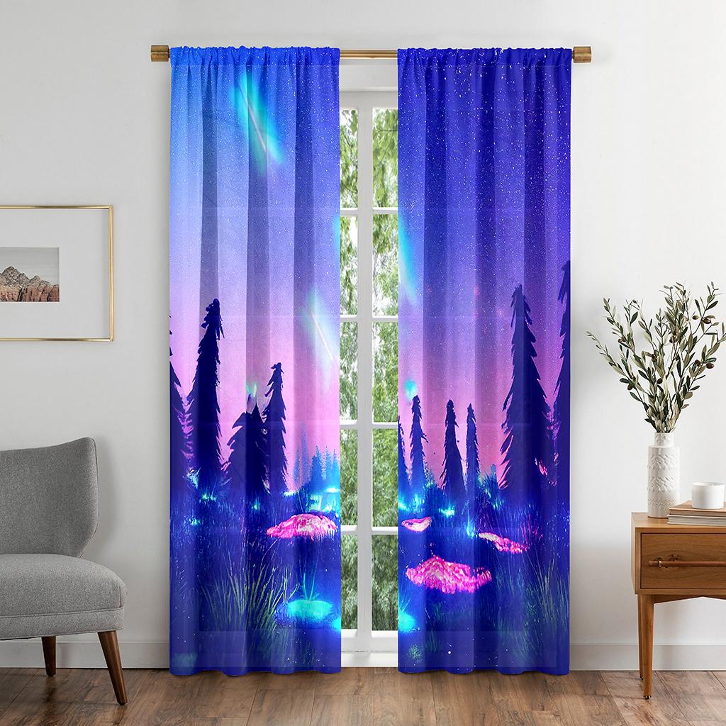 

Красочные космические галактики планеты мультфильм затемняющие шторы для окон гостиной спальни ванной комнаты кухни двери шкафа декор крючки W50 X H130(CM)X2&Grommet Top