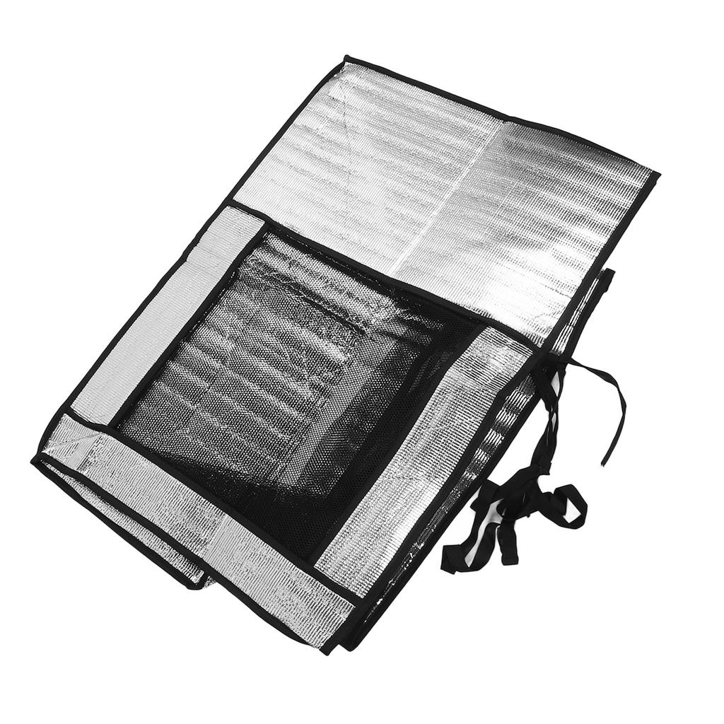 Silberne Klimaanlagenabdeckung Klimaanlagengerät Aluminiumfolie Staubdicht Regensicher Sonnenschutzabdeckung