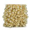 1 Roll Prl Bds Chain Artificial Prl Strand Trim String for Flower Wrth Wedding Bouquet Party Decoration