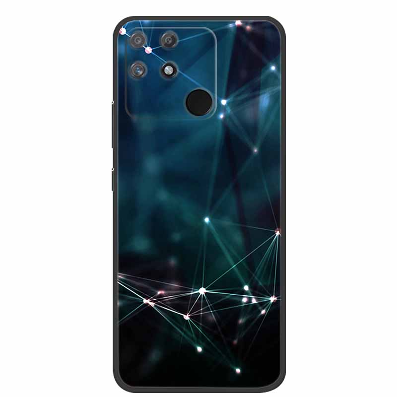 For Redmi 10C Case Redmi10C Black Soft Silicone Phone Case For Xiaomi Redmi 10C Back Cover Case Redmi 10 C Power Funda POCO C40