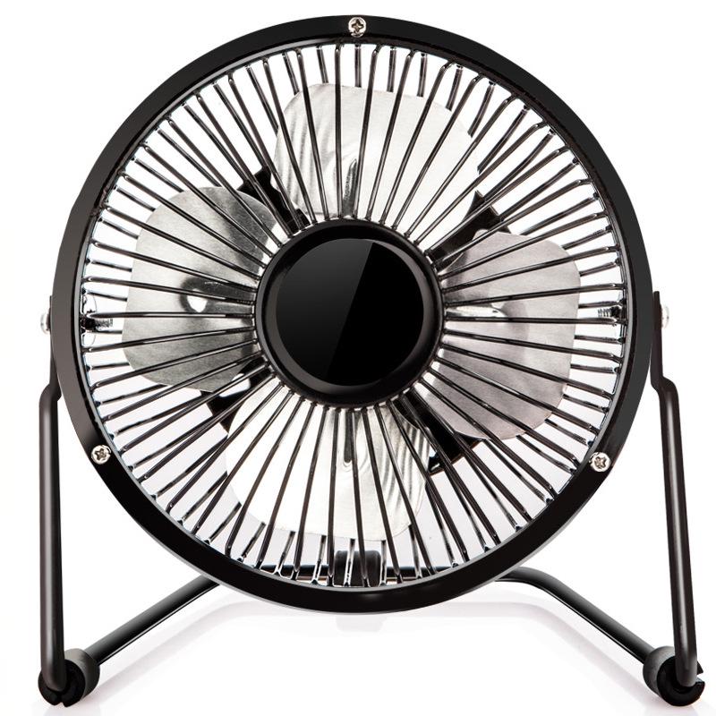 Wrought Iron USB Mini Silent Table Fan - Available in 4”, 6”, and 8” sizes for Desktop or Office Use