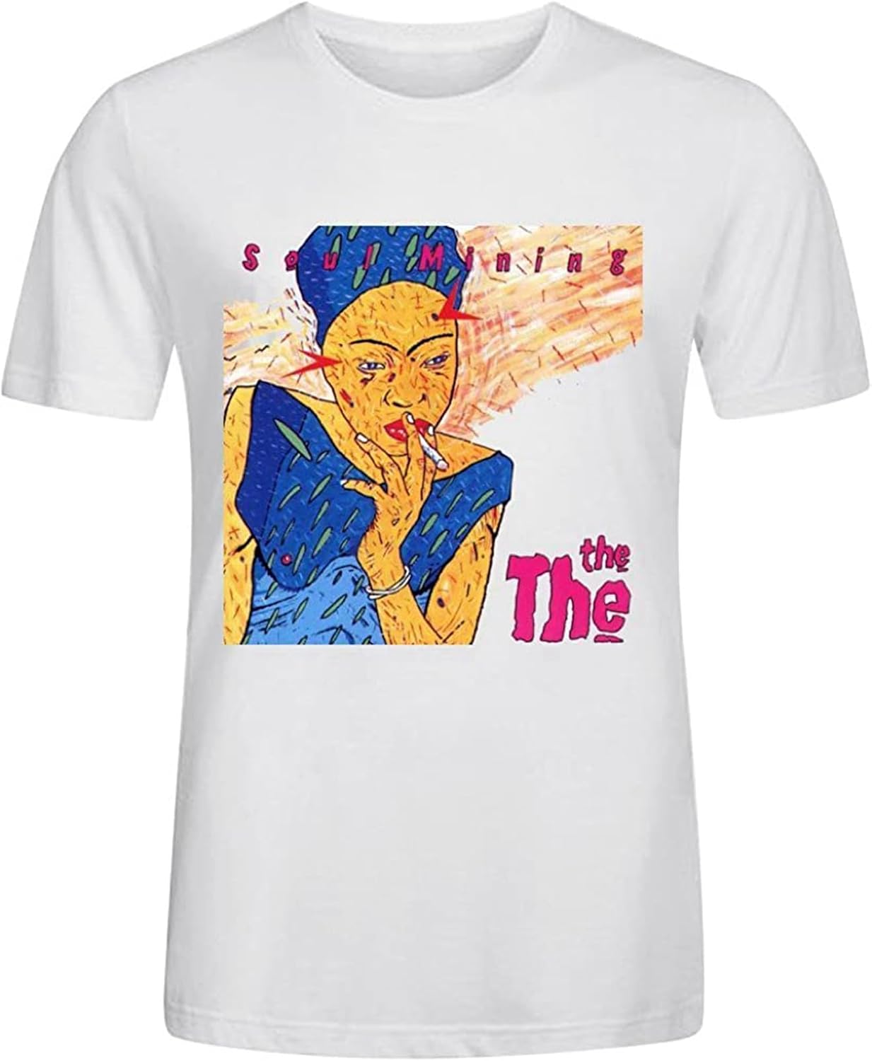 The The Soul Mining T Shirt Men Funny O Neck L белый