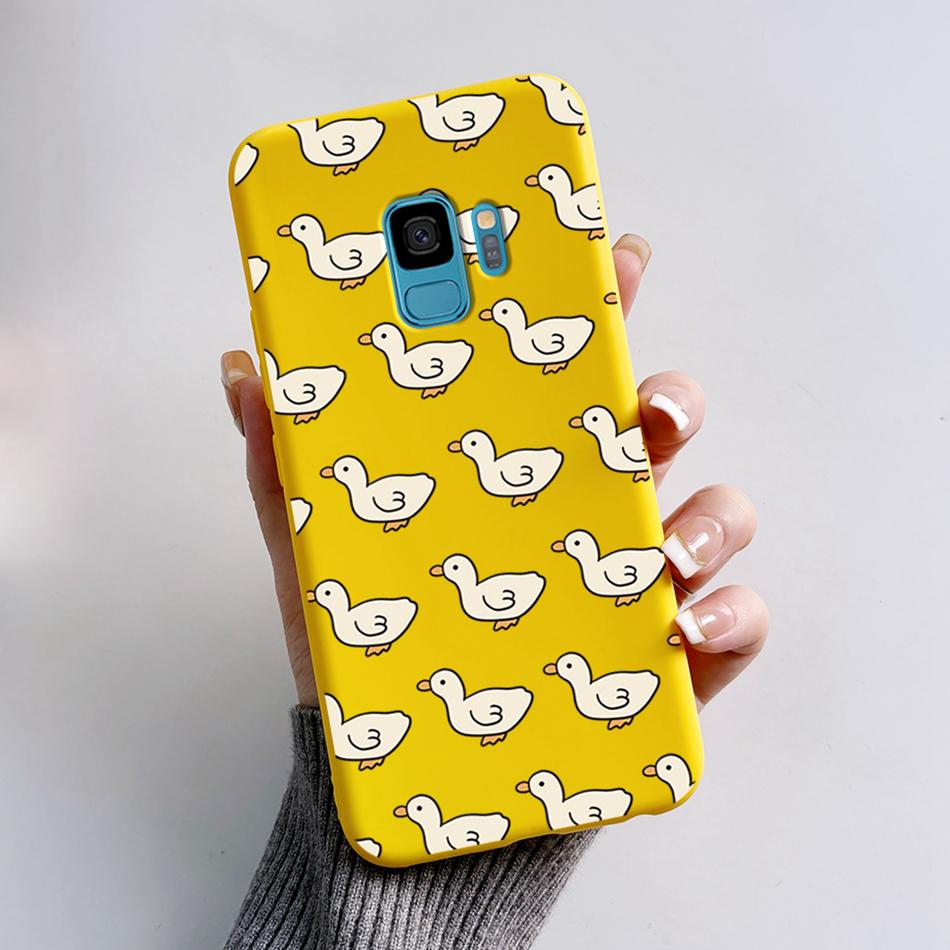 Case For Samsung Galaxy S9 S 9 Plus Phone Cover Cute Cat Cartoon Bear Frog Soft TPU Coque For Samsung S9 Bumper S9+ S9PLUS Funda