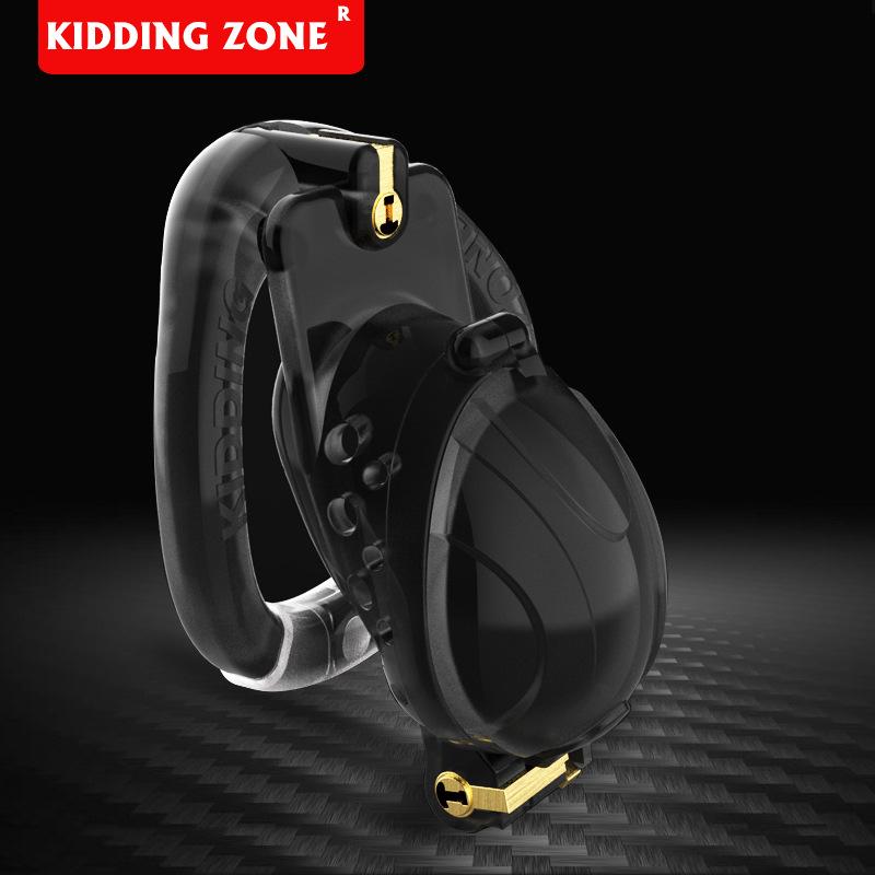 Plastic Chastity Cage Men Permanent Cock Cage Chastity Belt Male Penis Ring Lockable Adult Sex Toys for Men Erotic Accessories