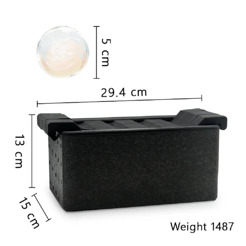 1 Pc Clear Ice Maker Square Tray Make 8/4 Big Square Crystal Maker for Cocktails Ice& Ice-Cream Tool Kitchen Bar Tools & Gadgets