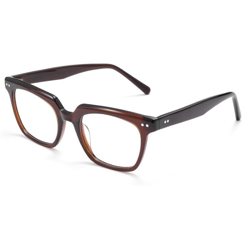 Korean Style Retro Black Acetate Prescription Eyeglass Frames
