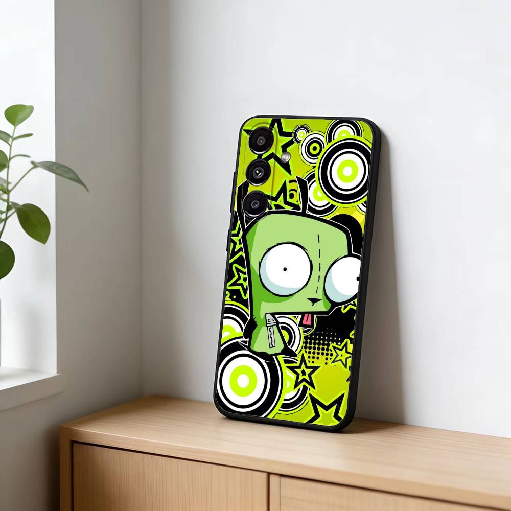 Cartoon I-Invader Zim Gir Phone Case For Samsung Galaxy A91,80,73,72 ,71,53,52,32 ,31,22,21s,20,Soft Black Case