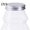 Plastic Beverage Containers 5Pcs Christmas Tree Shaped Bottle, 500ml Food Grade Clear Packaging Container for Bottles Cold Drink Coffee, Leak