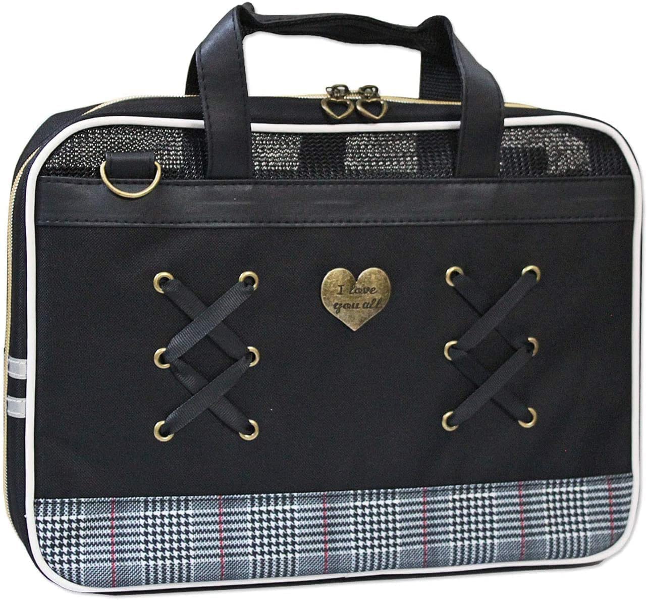 

Стильная каллиграфия для набора начальной школы, на шнуровке, для девочек. чёрный