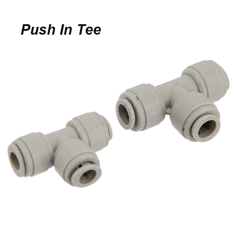 Homebrew Draft Beer Push In Fittings 1/4" 5/16" 3/8" Food Grade with EPDM O-ring Leaking Free