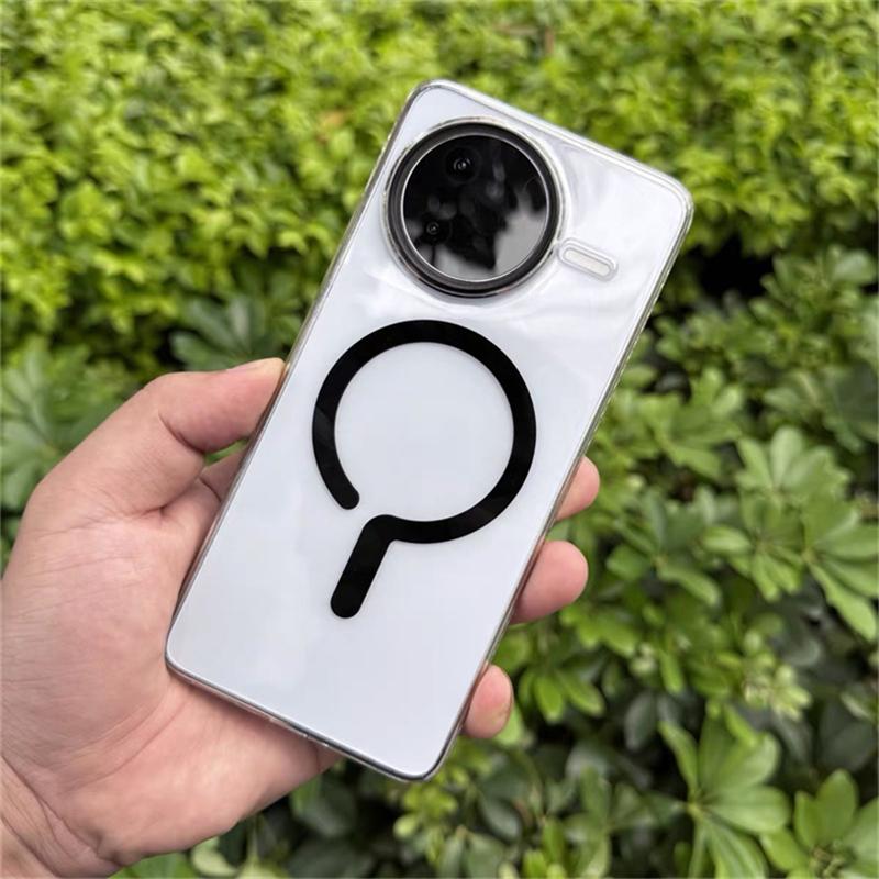 Hülle Für Poco F7 Ultra F7 Pro 5G Magnetisch Für MagSafe Transparente Harte Abdeckung Für Xiaomi POCO F7Pro Schlank Luxus Mode Stoßstange