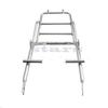 Silver for DAX Iron Pipe Rear Frame Armrest of Honda Giraffe Motorcycle Jincheng 70 Refitted Rear Frame Trunk Refitted Frame