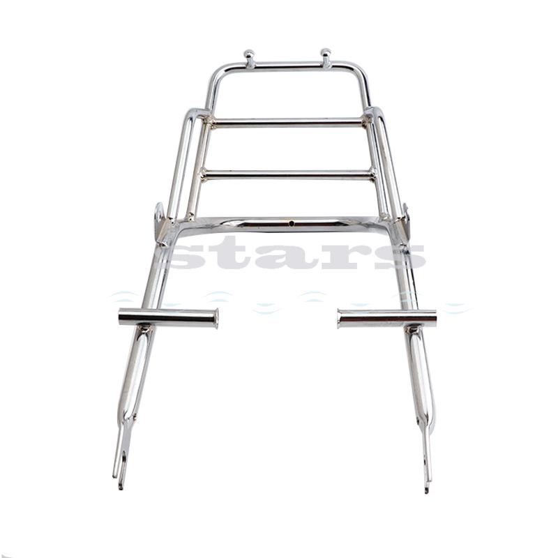 Silver for DAX Iron Pipe Rear Frame Armrest of Honda Giraffe Motorcycle Jincheng 70 Refitted Rear Frame Trunk Refitted Frame