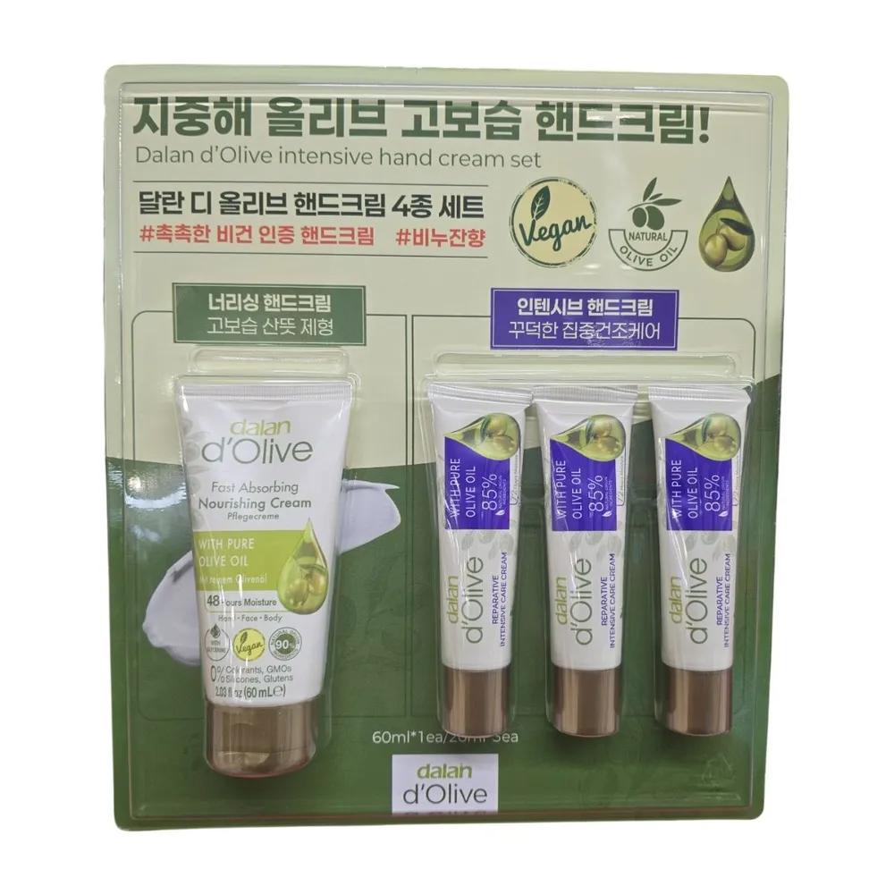 Dalan Diolive Hand Cream Set 60ml + 20ml x 3