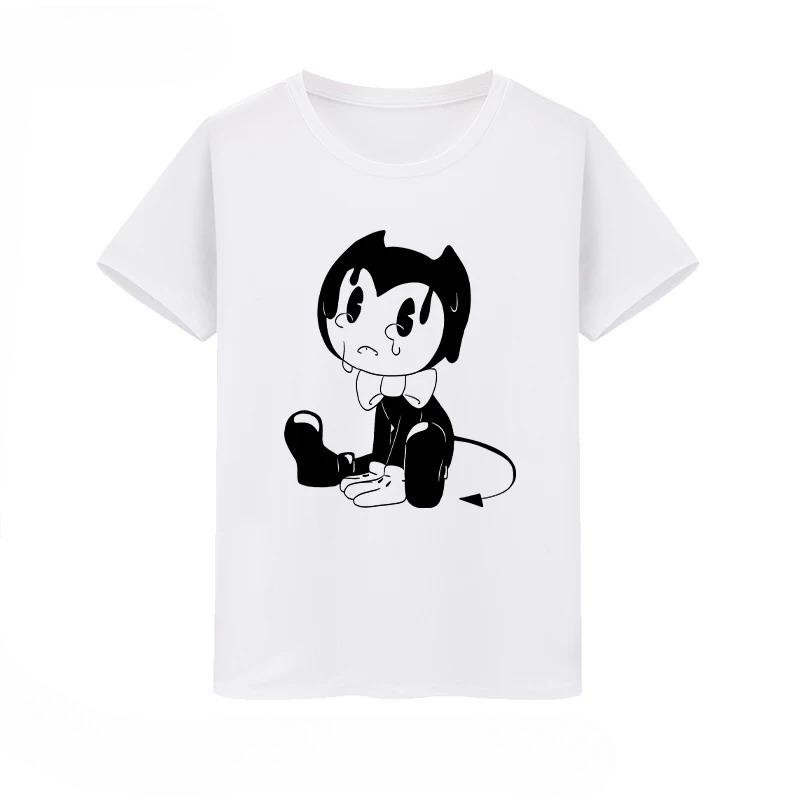 Anime Bendy And The Ink Machine Oversized T Shirt Unisex Unisex 100 Cotton Summer Crewneck Short Sleeve Funny Tshirt Graphics Tees