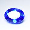 Extremely Rare Natural Blue Tanzanite 22 Ct Oval Cut   Loose Gemstone