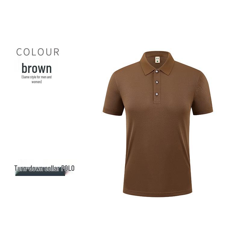 Custom Logo Corporate Polo Shirt, Unisex Summer Style, Lapel, Short Sleeve, Embroidered Workwear