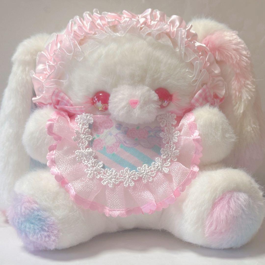

[USED] Lily Ribbon Artist Felt Teddy Bear Handmade Plush Toy