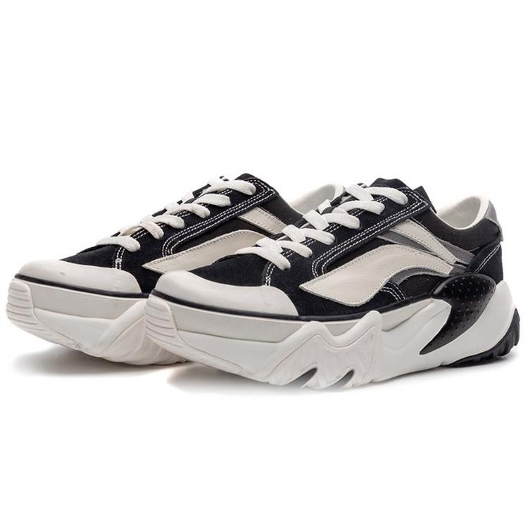 New LiNing Anti Slip Wear Resistant Low Top Sports Casual Shoes Men's Black White AGCP309-7