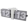 Automatic Flip Clock Mechanical Clock Battery Powered Retro Digital Flip Down Clock for Desktop Standing Wall Hanging