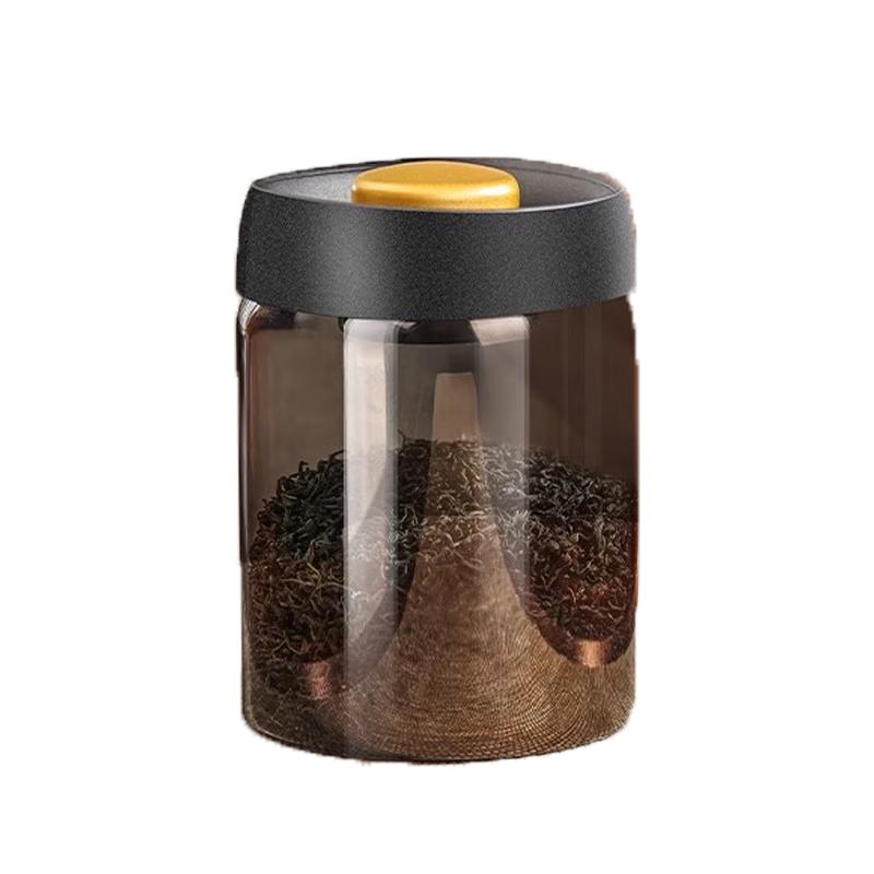 PAKCHOICE Vacuum Sealed Glass Storage Canister