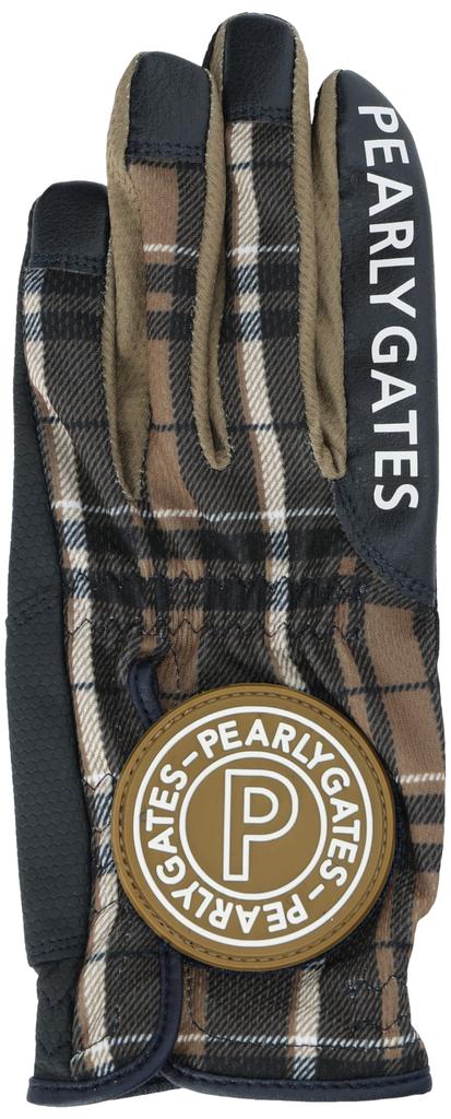PEARLY GATES Unisex Golf Glove UV Size Size Small (Checkered Pattern, Moisture-Wicking, Heat-Generating, Antibacterial, Anti-Static, Protection) /