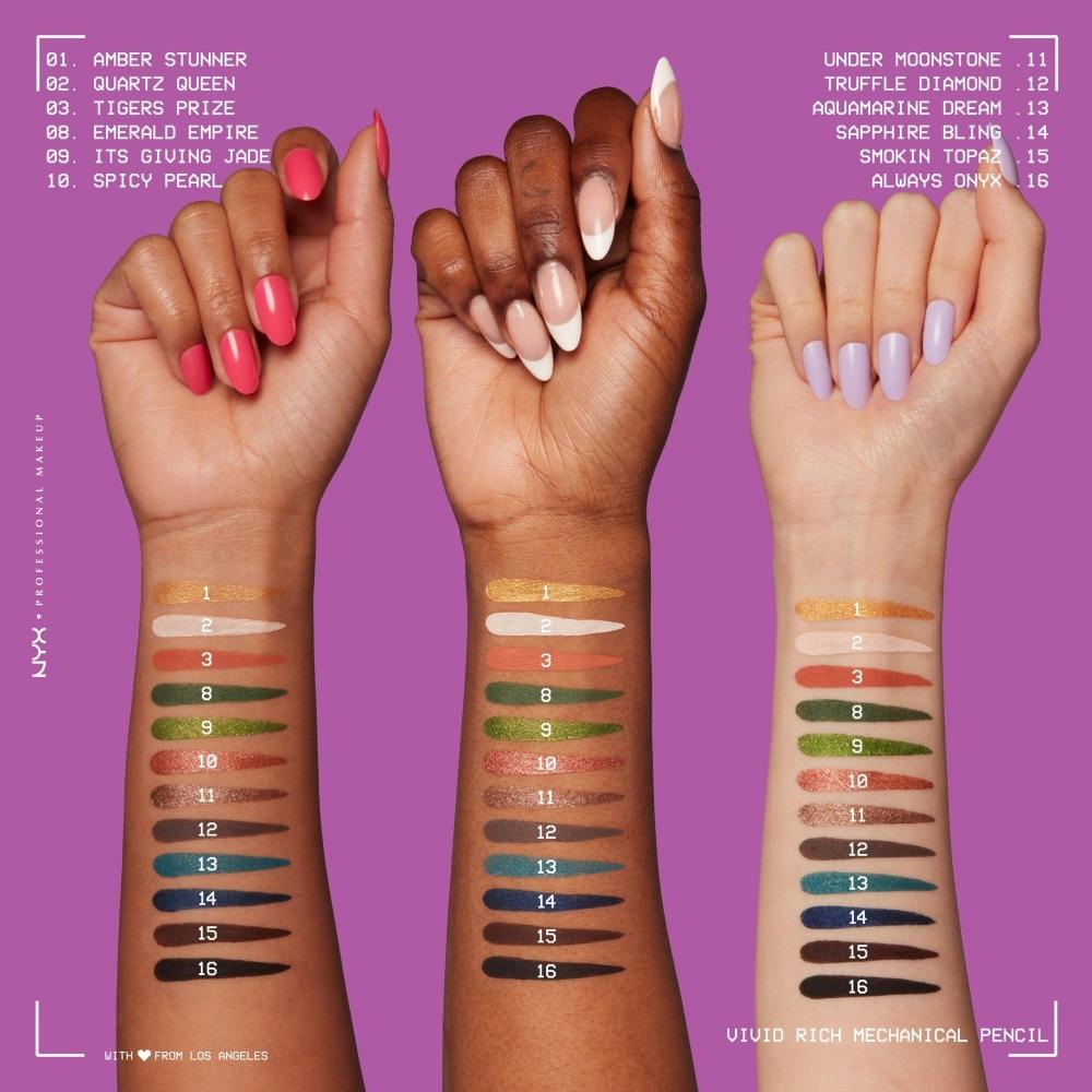 Nyx Professional Makeup Einziehbarer Vivid Rich Mechanischer Eyeliner-Stift 0,009 oz