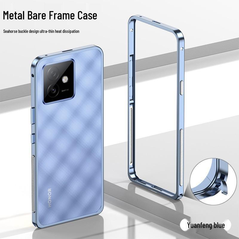 Honor X80 Pro Max Aluminum Frame Phone Case - Heat Dissipation, Drop Protection, Bare Metal Feel, Fashionable Design