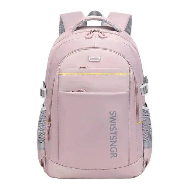 

Новинка 2024 года, японская школьная сумка для девочек, модные дорожные рюкзаки большой вместимости для женщин, дорожный рюкзак для самолета, мужской рюкзак Mochila розовый