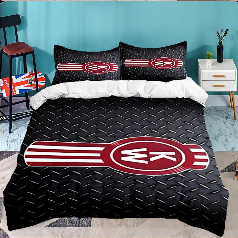 3PCS Ken Truck Bedding Set,Including 1pc Duvet Cover And 2pcs Pillowcases Perfect for Bedroom, Dormitory, Large Size Fan Christmas Gift