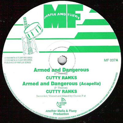 12inch Record CUTTY RANKS - Armed & Dangerous MF037 Mafia And Fluxy 1993 US Reggae, Ska & Dub Used