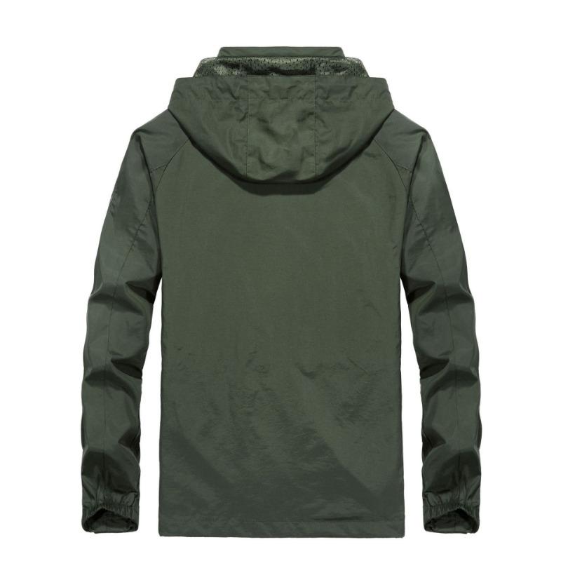 Men's Jacket Spring and Autumn Single-layer Thin Four-season Breathable Jacket Windproof and Waterproof Outdoor Mountaineering Suit