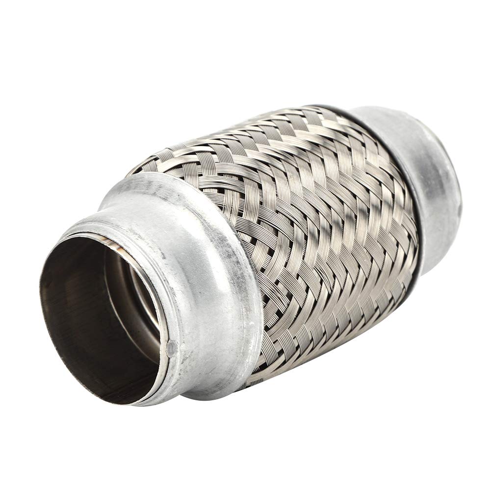 Car Exhaust Flexible Pipe Stainless Steel Air Intake Tube 38x102mm/ 1.5x4 Inch Exhaust Flexible