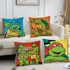 T-Teenage M-Mutant N-Ninja T-Turtles Animation Pillow Case Square Pillow Bedroom Sofa LeisureCarLivingRoom Home Decoration 40X40