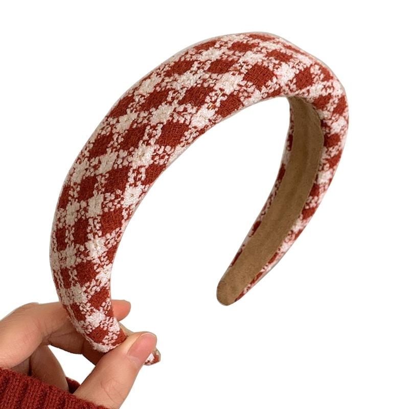 Christmas Theme Red Headband for Women Girl Non-Slip Festival Headband Makeup Hairhoop Soft Sponge Hairband Accessories