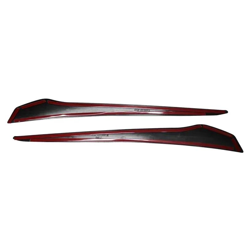 ABS Plastic Front Headlight Eyebrow Eyelid Lid Trim Lamp Cover Sticker For BMW E92 E93 2007-2014 Gloss Black Car Accessories