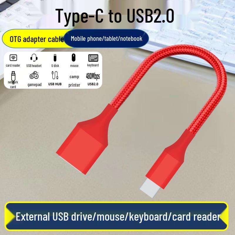 

Позолоченный кабель-адаптер USB 3.0 OTG Type-C для автомобиля, U-диска, мыши, принтера 9CM