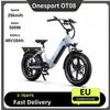 ONESPORT OT08 Elektrické kolo 500W Motor 48V 18Ah Baterie 20palcové Tlusté Pneumatiky E-Bike s Hydraulickou Kotoučovou Brzdou pro Všechny Terény