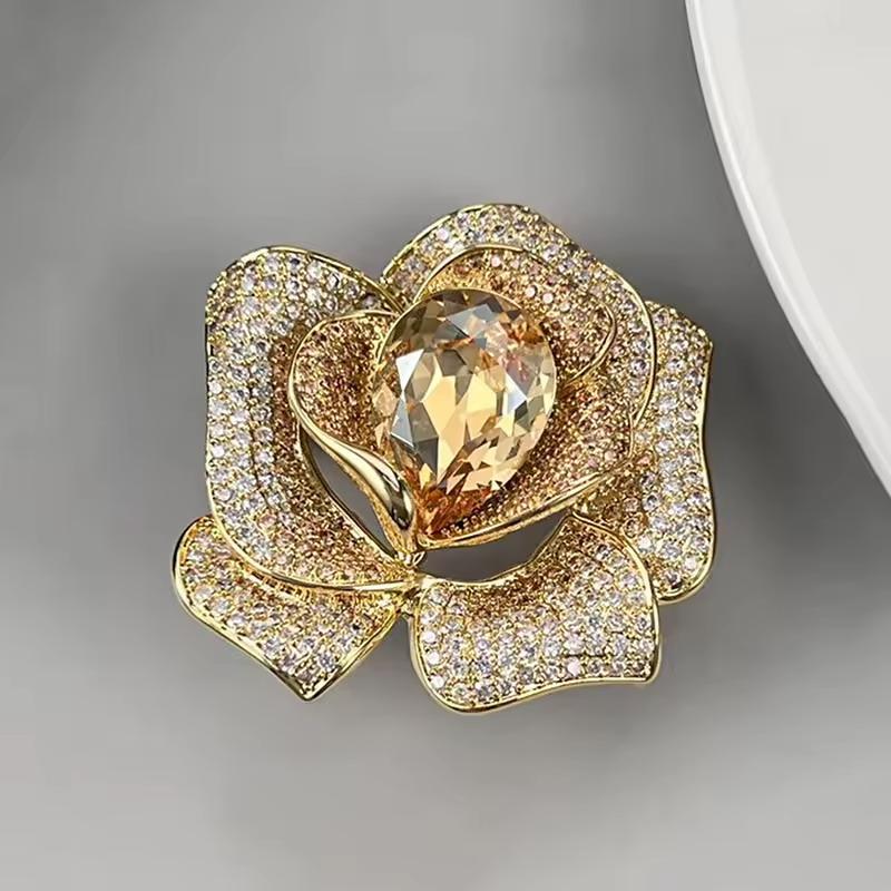 Exquisite Blumenbrosche Für Damen Kleidung Mantel Schmuck Accessoires Geschenke