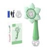 Automatic Bubble Machine Bubble Gun Electric Snowflake Bubble Blower Toy with 80ml Bubble Solution Rechargeable Battery Included for Kids Outdoor Play